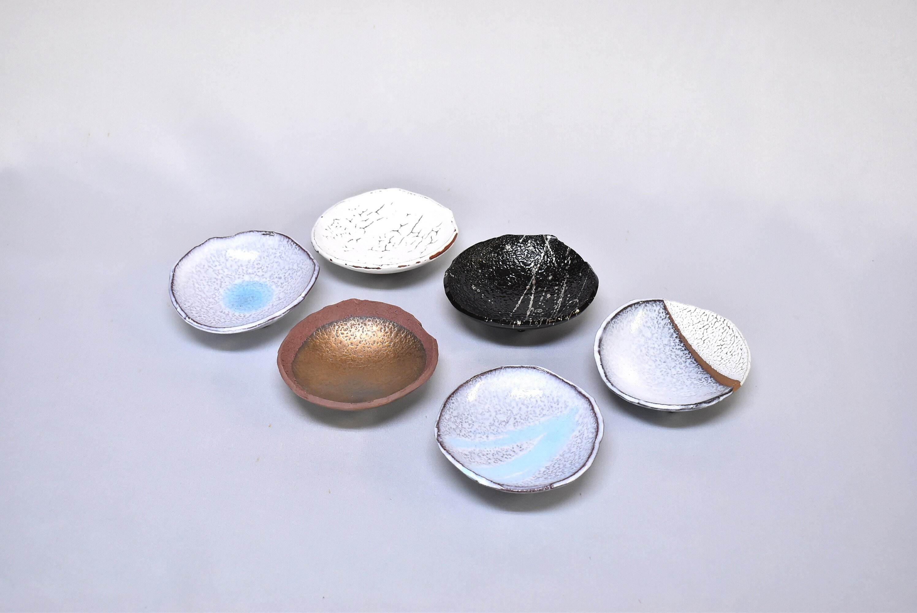 萩焼　小皿セット6colors