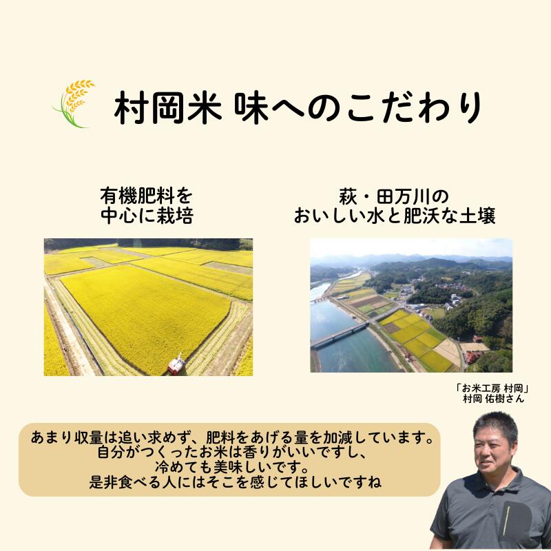 【ふるさと納税】萩産 村岡米「 コシヒカリ 」 - 画像2