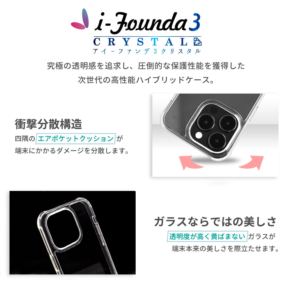 【ふるさと納税】iPhone ケース カバー アイファンデ3 クリアケース｜iPhone シリーズ スマホケース アイファンデ クリアケース シズカウィル 山口 県 美祢市 ふるさと 納税 サムネイル2