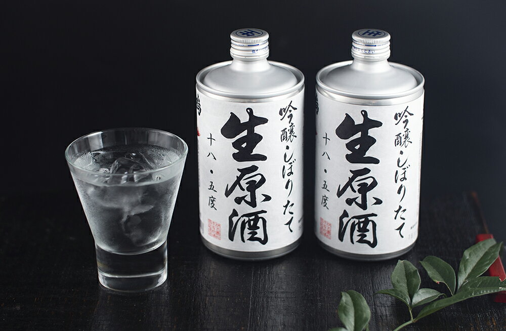 【ふるさと納税】日本酒 吟醸 しぼりたて生原酒 2缶セット 720ml×2缶 ＜松浦酒造＞ ｜ 鳴門鯛 地酒 ギフト 国産 父の日 敬老の日 お祝い サムネイル2