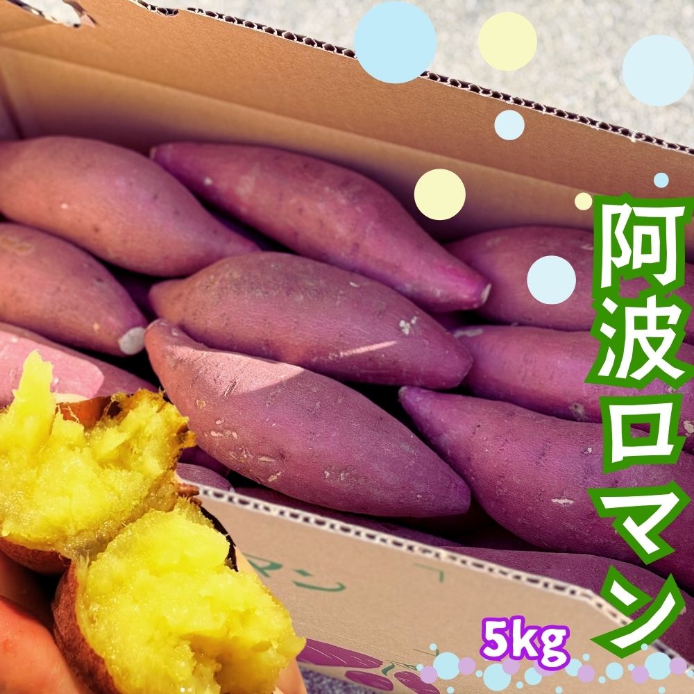 鳴門産 さつまいも 阿波ロマン 5kg | なると金時 甘い スイーツ 焼き芋 干し芋
