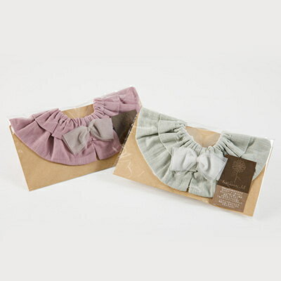 【ふるさと納税】【女の子用:無地リボン】himawari bibの360度のスタイ【1386351】 サムネイル3