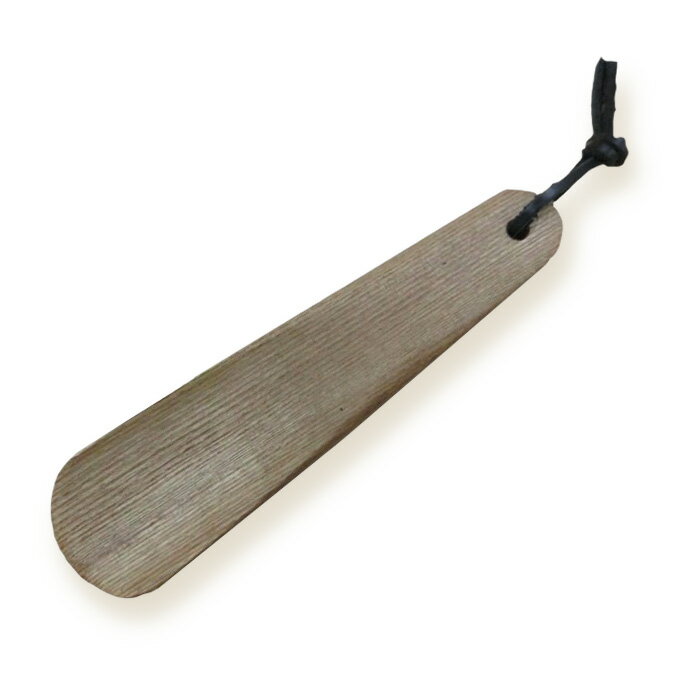 【ふるさと納税】靴ベラ　ハーフ（槐）［徳島 那賀 靴ベラ 木製品 靴 革靴 スニーカー メンズ レディース 男性 女性 軽い 持ち運び 携帯用 和風 シンプル おしゃれ 上品 インテリア 雑貨 オフィス 新生活 入社祝い 玄関 就職 父の日 実用的 ギフト プレゼント］【KT-3-1】 サムネイル2