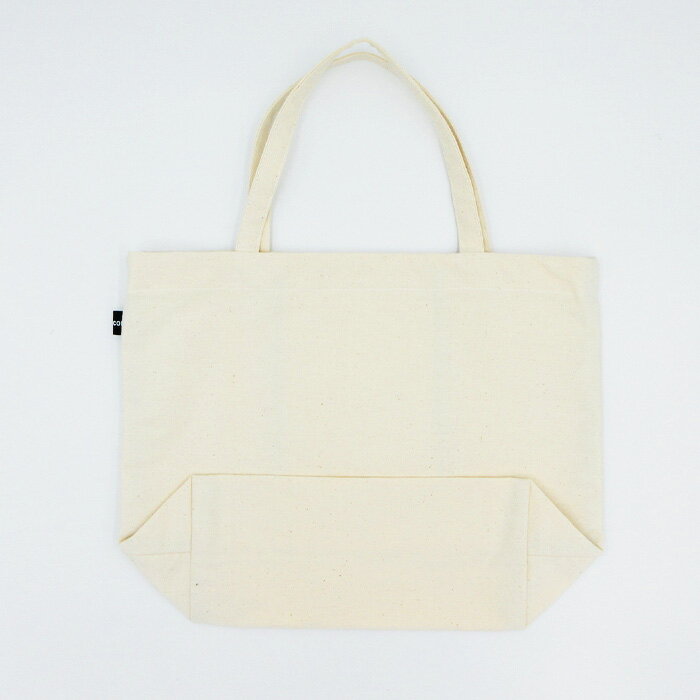 【ふるさと納税】帆布 トートバッグ B yuzu mayacon サイズ(cm)：W40×H30×マチ12.5【徳島県 那賀町 手作り 鞄 カバン バッグ トートバッグ 生成り 国産 日本製 帆布 キャンバス生地 内ポケット マチ ファッション レディース メンズ 男女兼用 通勤 通学 買い物】MY-2 サムネイル3