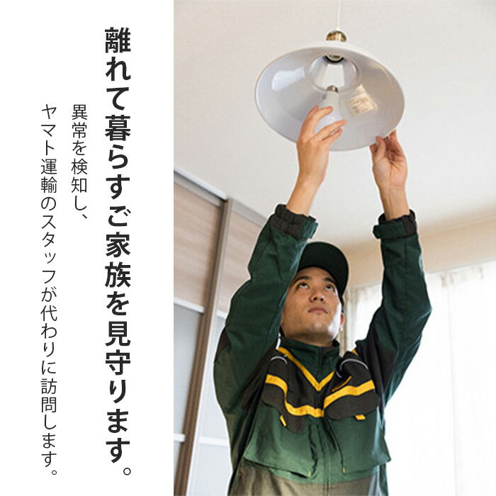 【ふるさと納税】クロネコ見守りサービス ハローライト訪問プラン　YU-1 サムネイル2