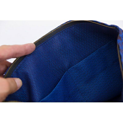 【ふるさと納税】阿波藍　本藍染めポーチ(男女兼用)【1089600】 サムネイル3