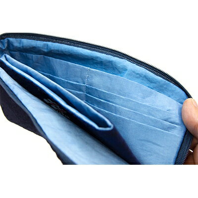 【ふるさと納税】阿波藍本藍染め長財布(男女兼用)【1089601】 サムネイル2