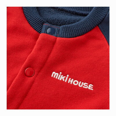 【ふるさと納税】ミキハウス　バックロゴカバーオール【1617588】 サムネイル3