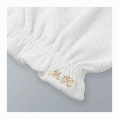 【ふるさと納税】ミキハウス【ゴールドレーベル】海島綿フード・ミトン・スタイ 3点セット【1694956】 サムネイル3