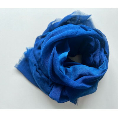 【ふるさと納税】藍の大きなふんわりストール【1338000】 サムネイル2