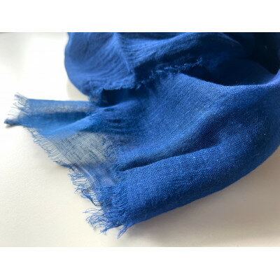 【ふるさと納税】藍の大きなふんわりストール【1338000】 サムネイル3