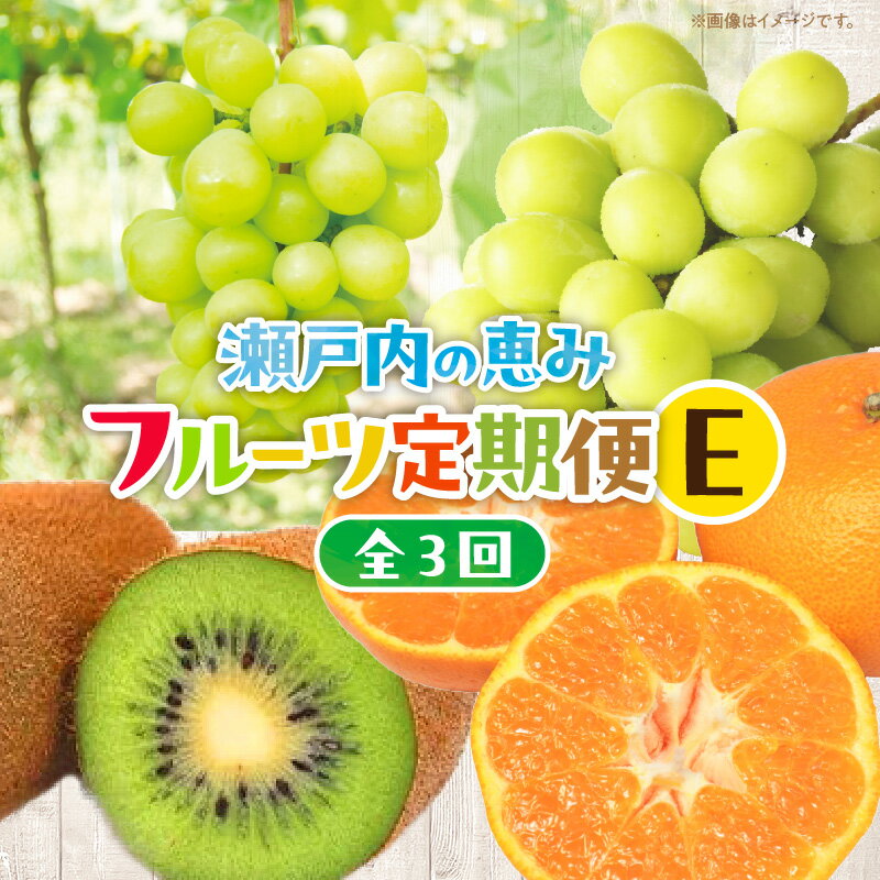 【3回お届け】高松市自慢のフルーツ定期便【E】 | 果物 フルーツ 果実 シャインマスカット 温州みかん 香緑キウイ マスカット みかん キウイ 贈り物 ギフト 贈答 プレゼント グルメ お取り寄せ スイーツ デザート おすそ分け 香川県 高松市