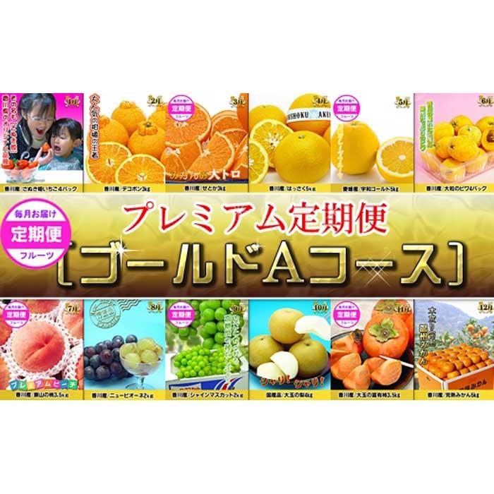 《ゴールドコースA》産直あきんど厳選フルーツ！魅惑の12回便 | 香川県 坂出市 香川 四国 楽天ふるさと 納税 返礼品 支援 お取り寄せグルメ 取り寄せ グルメ 食品 フルーツ 果物 くだもの 定期便 定期 フルーツ定期便 12ヶ月 特産品 ご当地 果実 自宅用