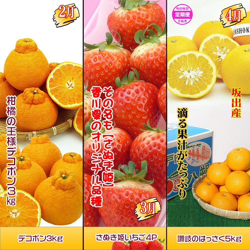 【ふるさと納税】坂出産のフルーツとさぬきの特産品の定期便7回【Aコース】 | 香川県 坂出市 香川 四国 楽天ふるさと 納税 返礼品 支援 お取り寄せグルメ 取り寄せ グルメ 食品 フルーツ 果物 くだもの 国産 セット 定期 定期便 お取り寄せ ご当地 讃岐 ご当地グルメ 自宅用 サムネイル2