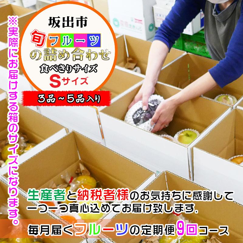 【ふるさと納税】【定期便9回Sサイズ】 フルーツ セット 定期便 ( 約3 ～ 5品 × 9ヶ月 ) ｜産直あきんど 香川産 四季のフルーツ 創業100年 | フルーツ 果物 くだもの 食品 人気 おすすめ 送料無料 お楽しみ サムネイル3