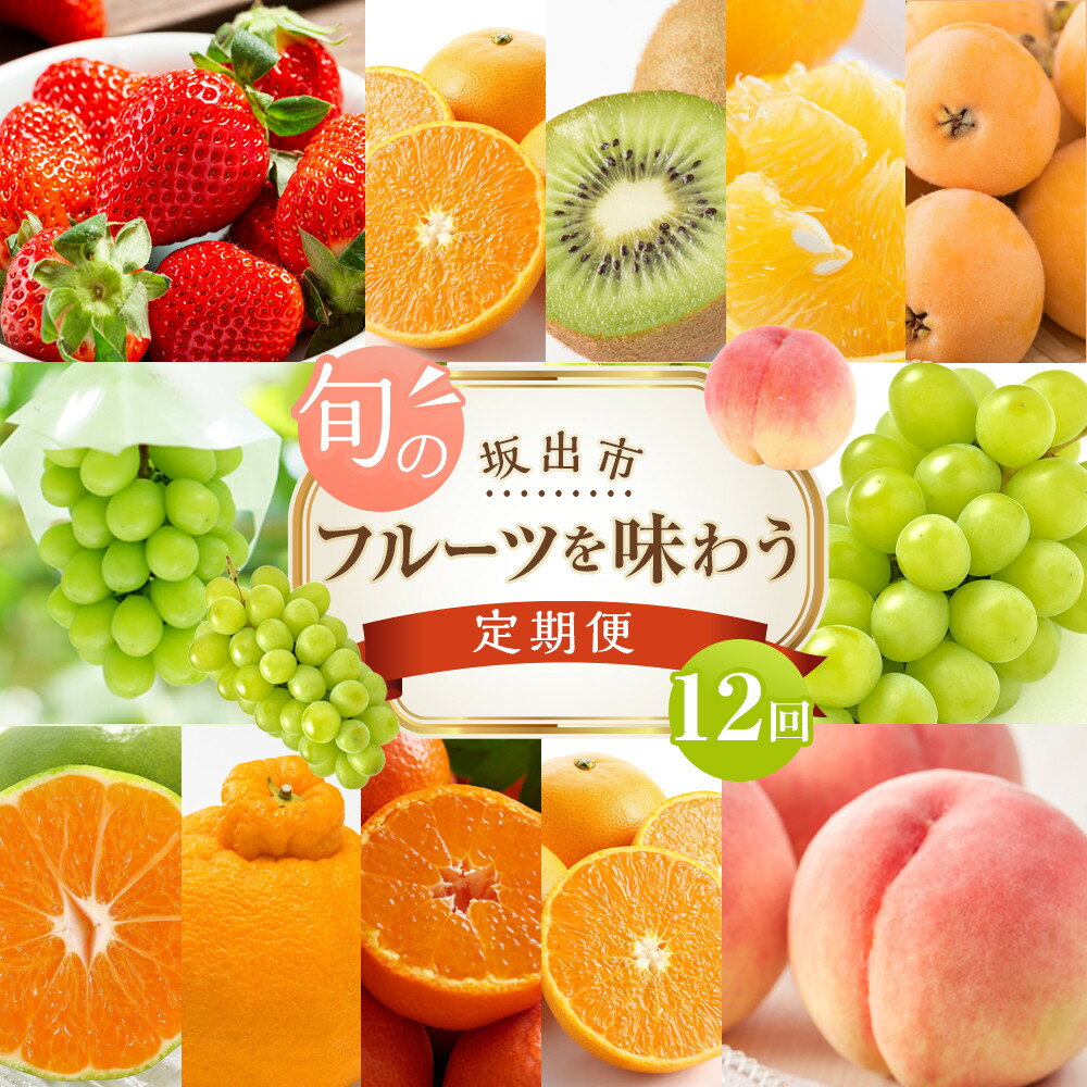 坂出市「旬のフルーツを味わう12回」定期便