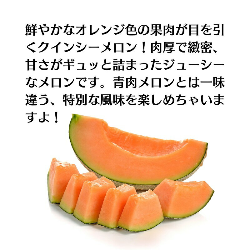 【ふるさと納税】クインシー メロン（赤肉）約5kg 果物類 フルーツ メロン赤肉 　お届け：2026年6月下旬～7月下旬 サムネイル3