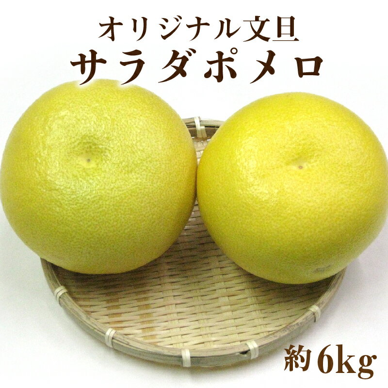 ポメロ 文旦 ぶんたん オリジナル文旦 サラダポメロ 約6kg(3～8玉) 国産 柑橘 フルーツ 果物 爽やか 甘い みずみずしい 大玉 小玉 詰め合わせ お取り寄せ グルメ ギフト 人気 ランキング 香川県 三豊市 讃岐 ご当地 10, 000円 台 送料無料 五色青果