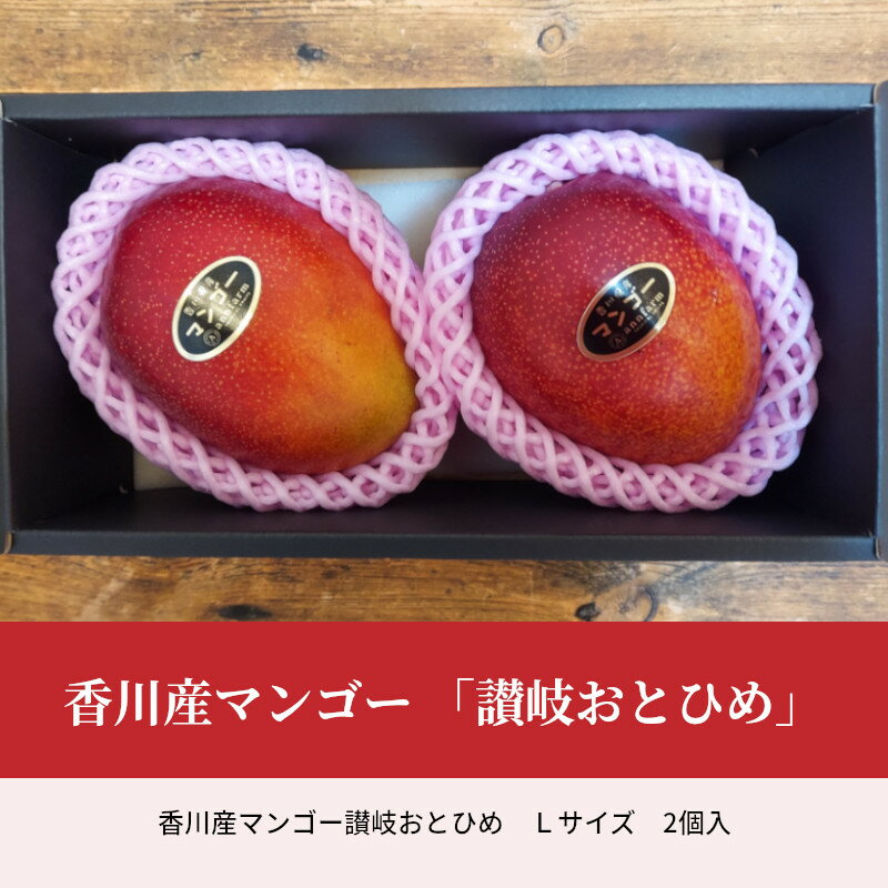 【ふるさと納税】 讃岐おとひめ 香川産マンゴー「讃岐おとひめ」 Lサイズ 2個入 [ 三豊市 財田町 国産マンゴー 産地直送 完熟マンゴー 果物ギフト フルーツ 贈答用 濃厚な甘み ジューシーな果肉 完熟果実 フルーツ 果汁たっぷり 10000 10,000円 台 アンファーム ] サムネイル2