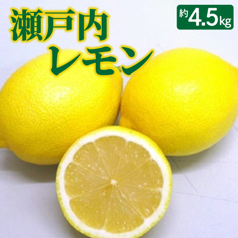 【先行予約】 レモン 瀬戸内レモン 約4.5kg [ 国産レモン フルーツ 柑橘類 三豊市産 香川県産 産地直送 旬のレモン ビタミンC豊富 皮ごと使える 皮まで 丸ごと れもん 檸檬 lemon 瀬戸内 お取り寄せ 送料無料10000 10,000円 台 香川県 三豊市 五色青果 ]