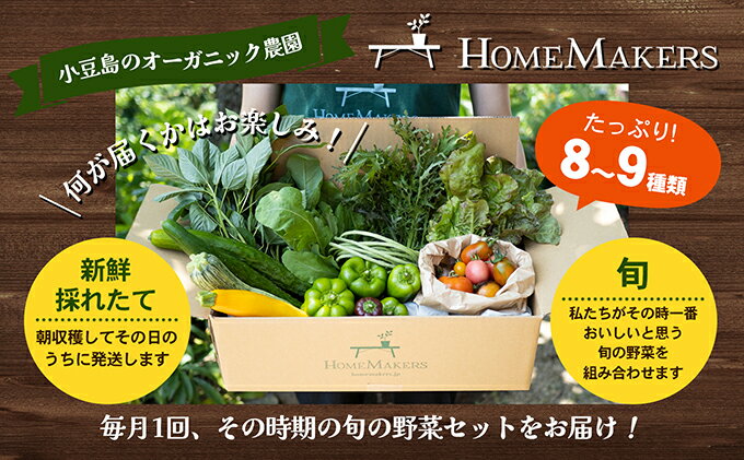 【ふるさと納税】【 小豆島 】瀬戸内小豆島の旬野菜セット 農家直送 年12回お届け 野菜詰め合わせ 食材 オーガニック農園 新鮮野菜 旬の野菜 朝収穫 当日発送 採れたて - 画像3