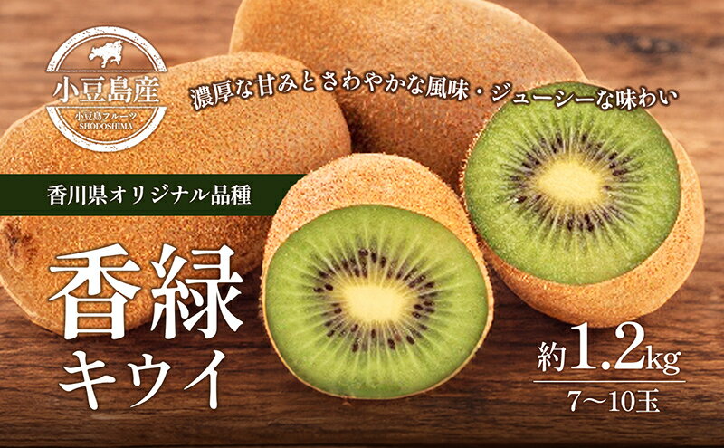 【ふるさと納税】香緑キウイ　約1.2kg　お届け：2025年11月下旬～2026年1月下旬 サムネイル2