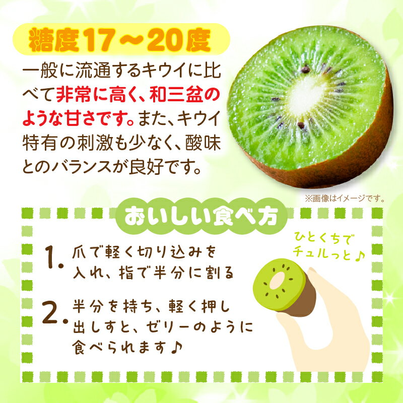 【ふるさと納税】香川県オリジナルキウイフルーツ「さぬきキウイっこ」約1kg【香川県共通返礼品】 | キウイ キウイフルーツ 果物 フルーツ 青果 青果物 さぬきキウイっこ 果実 贈答 贈り物 ギフト 甘い 糖度が高い 季節のフルーツ 旬 おすすめ 香川県 三木町 サムネイル3