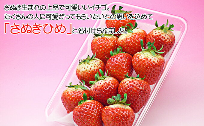 【ふるさと納税】香川県のオリジナル品種/さぬき姫いちご2パック 果物類 苺 イチゴ フルーツ 　お届け：2026年1月23日から2026年4月10日まで サムネイル2
