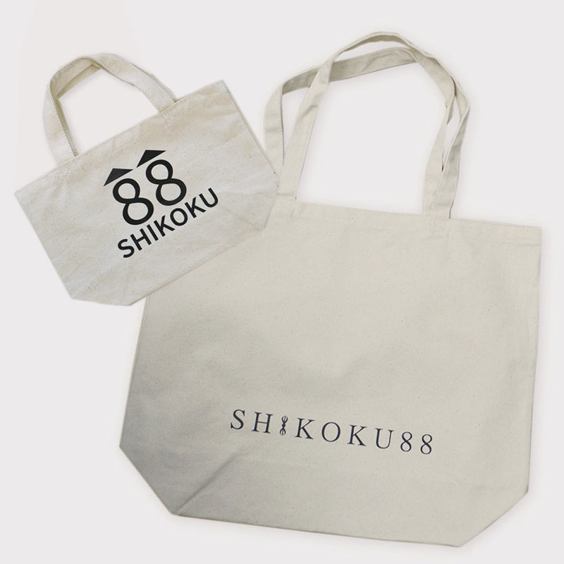 【四国88ヶ所霊場】お遍路トートバッグセット☆お遍路参り☆第77番道隆寺☆道隆寺☆キャンパストート☆ビッグサイズ☆コンパクトサイズ☆株式会社 サンエイ