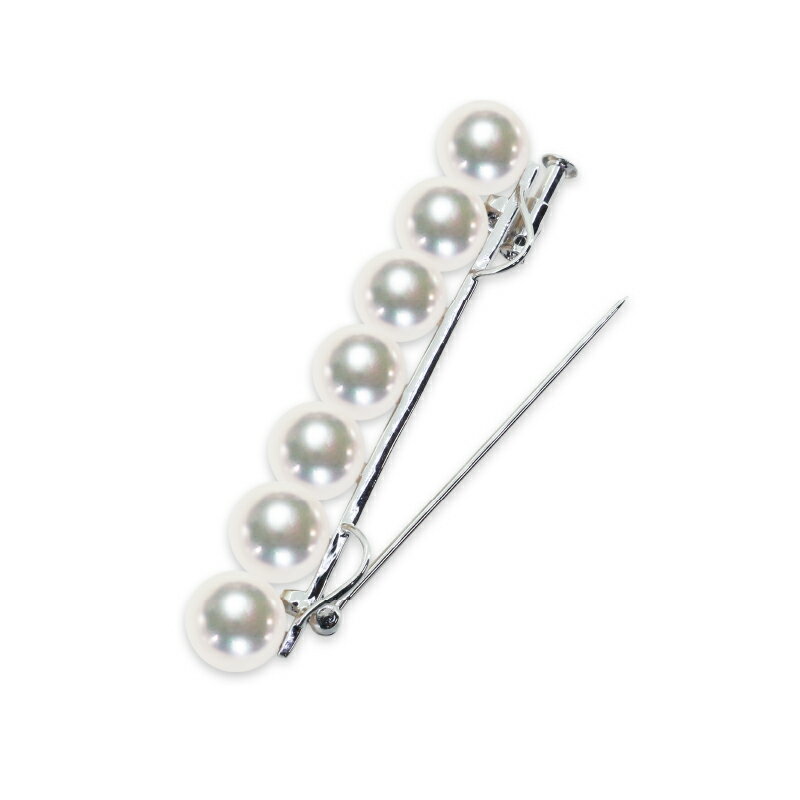 【ふるさと納税】 アコヤ真珠 ブローチ 7.5mm 7珠 天成真珠 アクセサリー ファッション ジュエリー akoya 本真珠 真珠 パール 越し物 高級 プレゼント 贈り物 贈答品 贈答用 お祝い 誕生日 成人式 卒業祝 就職祝い 記念日 クリスマス 特産品 国産 愛媛 宇和島 A250-114017 サムネイル2