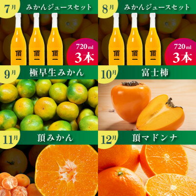 【ふるさと納税】【発送月固定定期便】みかんのある暮らし全12回【H31-33】_ 蜜柑 ミカン 柑橘類 柑橘 フルーツ 果物 くだもの 人気 美味しい 愛媛県 八幡浜市 ふるさと 【配送不可地域：離島】【4000707】 サムネイル3