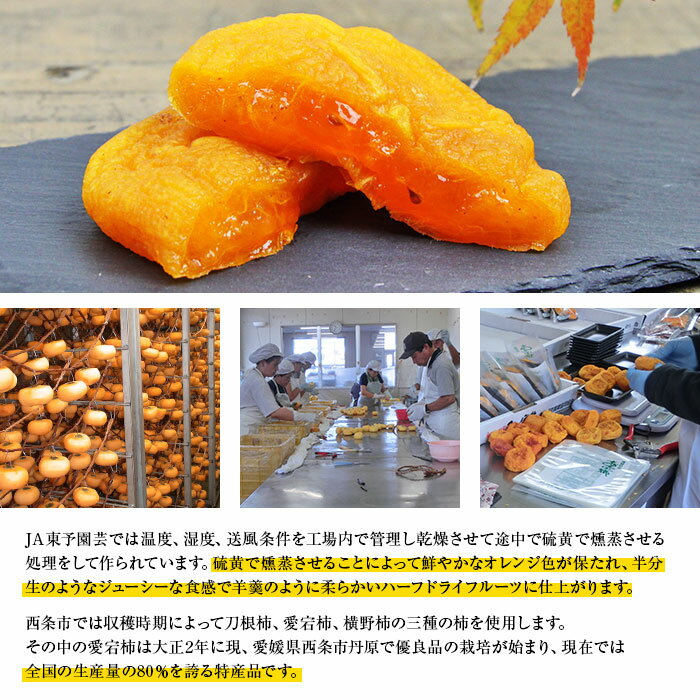 【ふるさと納税】＜西条特産 あんぽ柿 トレー入り 4/8パックセット＞ ※2025年10月～2026年1月中旬に順次出荷 選べる 内容量 カキ かき 果物 ドライフルーツ 半生 干し柿 ほしがき 刀根柿 愛宕柿 横野柿 小分け おやつ スイーツ 特産品 JA東予園芸 愛媛県 西条市 【常温】 サムネイル3