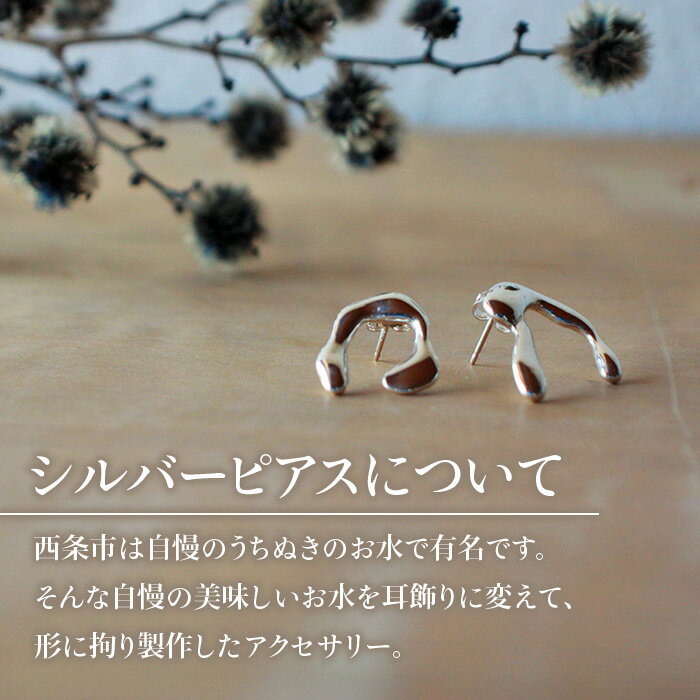 【ふるさと納税】＜droop シルバーアクセサリー（選べる：ピアス／イヤリング）＞※入金確認後、2週間以内に順次出荷 レディース 両耳 セット 左右非対称 オリジナルケース付き ギフト 贈り物 プレゼント 雑貨 おしゃれ 大人 シンプル RSKaccessory 愛媛県 西条市【常温】 サムネイル2