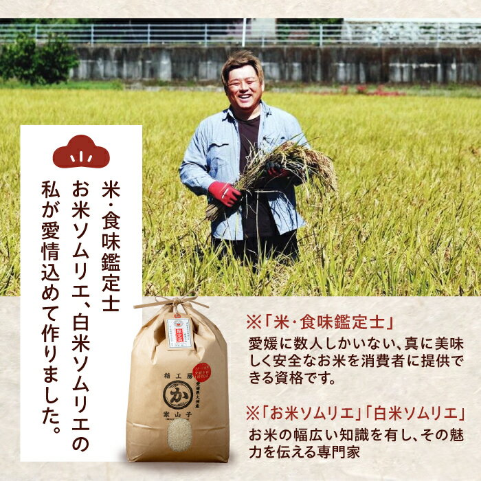 【ふるさと納税】【先行予約】お米（ 5 kg 〜 30 kg ） 10kg 20kg 5kg 30kg 15kg 大洲市/稲工房案山子[AGAV003] 先行予約 こめ おこめ お米 白米 新米 愛媛県産 大洲市産 産地直送 おすすめ 人気 お取り寄せ 送料無料 贈答 ギフト サムネイル3