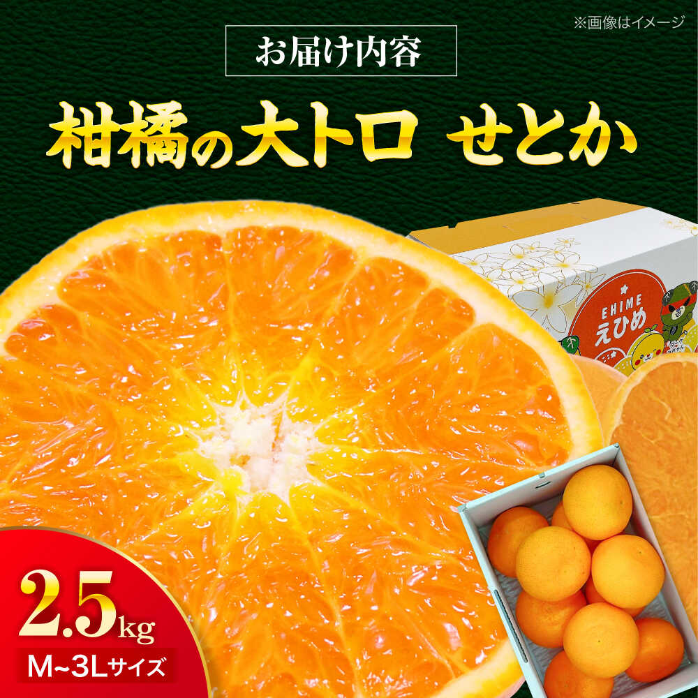 【ふるさと納税】【先行予約】【2026年4月上旬から順次発送】愛媛県産　せとか　2.5kg 愛媛県大洲市/株式会社フジ・アグリフーズ　柑橘 みかん せとか 果物 フルーツ[AGBA019] サムネイル2