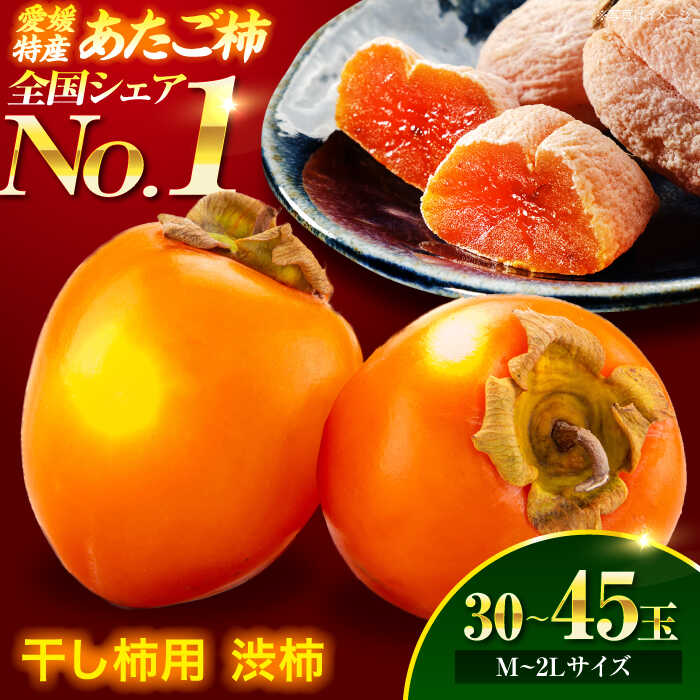 【11月上旬より順次発送】 干し柿 用 渋柿！ あたご柿 10kg (Mから2L 約30玉から45玉) 大洲市/沢井青果[AGBN022] 干し柿 ほしがき 柿 かき 果物 くだもの フルーツ 渋柿 渋がき 愛媛県産 大洲市産 産地直送 おすすめ 人気 お取り寄せ 送料無料 贈答 ギフト