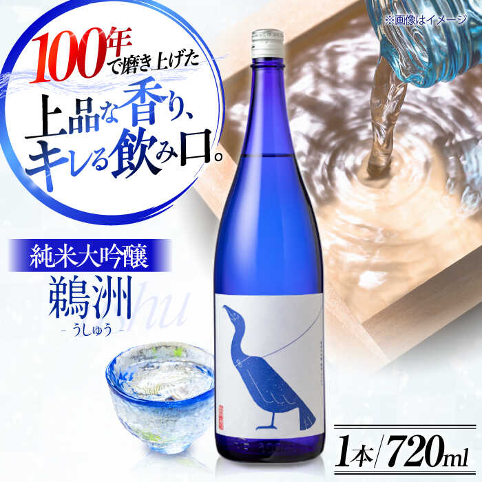 日本酒 養老酒造 純米大吟醸『鵜洲』720ml×1本 大洲市/一般社団法人キタ マネジメント（大洲まちの駅あさもや）[AGCP804] 酒 地酒 クラフト 日本酒 にごり酒 飲み比べ 大洲市産 産地直送 おすすめ 人気 お取り寄せ 送料無料 贈答 ギフト