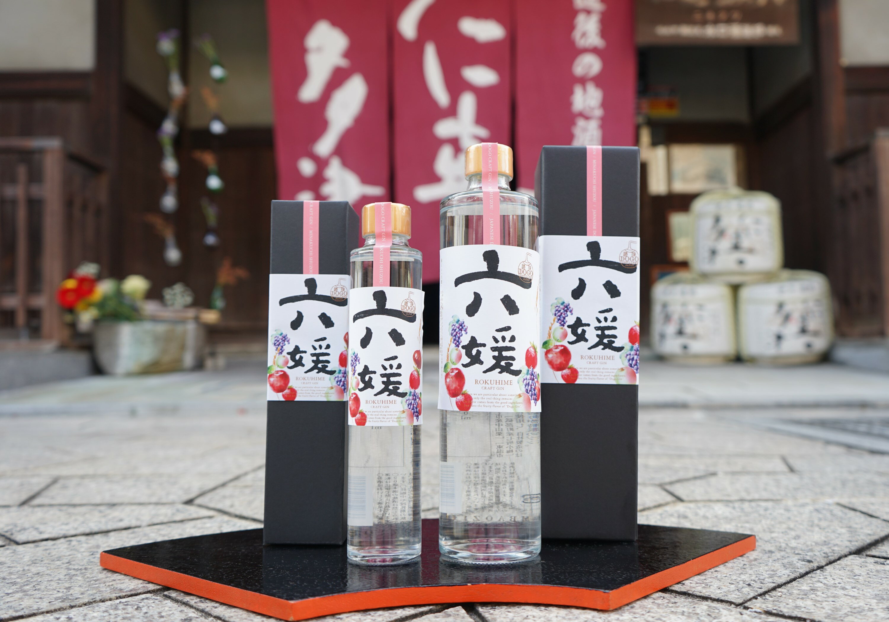 【ふるさと納税】道後ジン 六媛 クラフトジン スピリッツ 愛媛県産 ボタニカル 200ml｜B01 サムネイル2