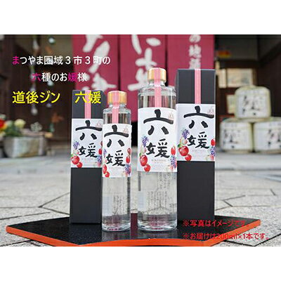水口酒造 道後ジン「六媛」200ml　クラフトジン スピリッツ 愛媛 お酒 晩酌 家飲み 宅飲み 愛媛県産素材 ボタニカル フレッシュ 華やかな香り 香ばしい香り キレ のかな甘み