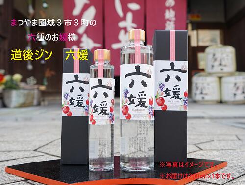 水口酒造 道後ジン「六媛」200ml