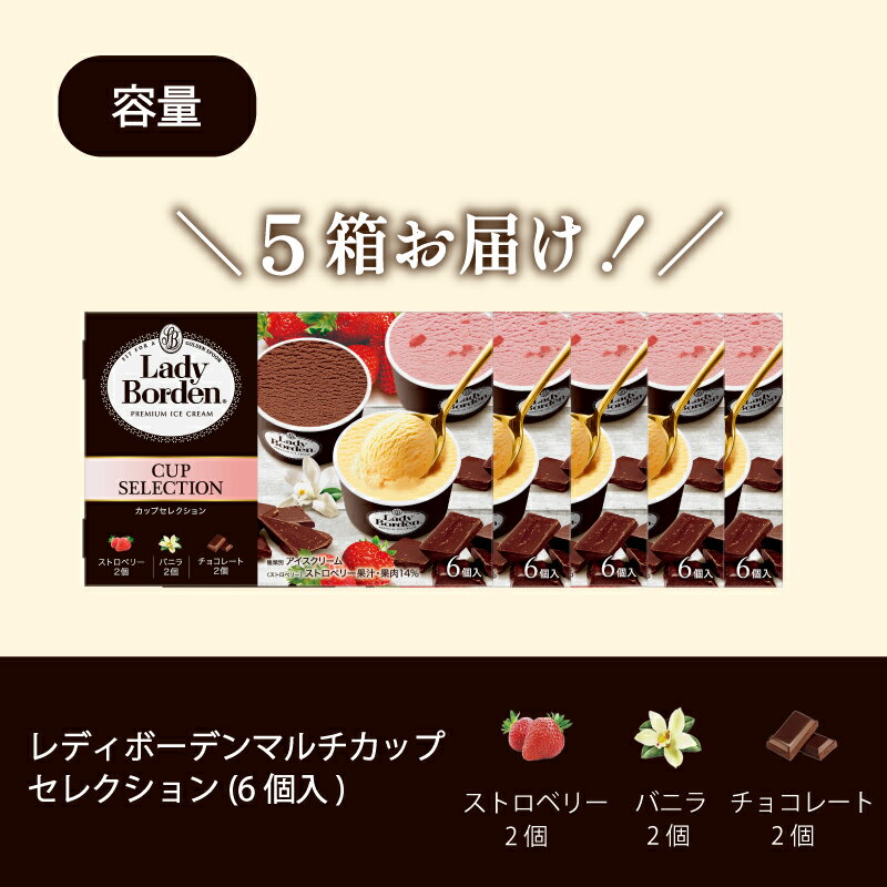 【ふるさと納税】 ロッテ レディーボーデン アイス アソート セット 詰め合わせ 5箱 各2個入 バニラ チョコレート ストロベリー 3種 フレーバー 大容量 ギフト スイーツ 洋菓子 デザート 冷凍 送料無料 愛媛県 松前町 - 画像3