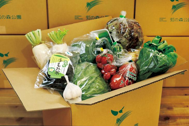 【ふるさと納税】【選べる配送回数】道の駅「虹の森公園まつの」産直市 新鮮野菜5〜7種類 1回・6回・12回 野菜 お野菜 野菜定期便 やさい 新鮮野菜 お試し おすすめ 季節 季節野菜 詰め合わせ 旬　厳選 産地直送 おまかせ 野菜セット ふるさと納税 愛媛県 松野町 - 画像2