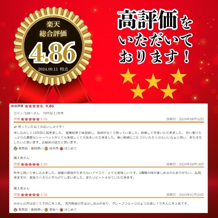 【ふるさと納税】 高評価★4.86 果汁60% 柑橘 アイス 1個 2個 4個 1種1L 【種類・内容量が選べる】( ふるさと納税 アイス ふるさと納税 アイスクリーム スイーツ 冷凍 業務用 訳あり みかん 愛媛県 愛南町 )みかん職人武田屋 楽天限定（クラウドファンディング対象） サムネイル2