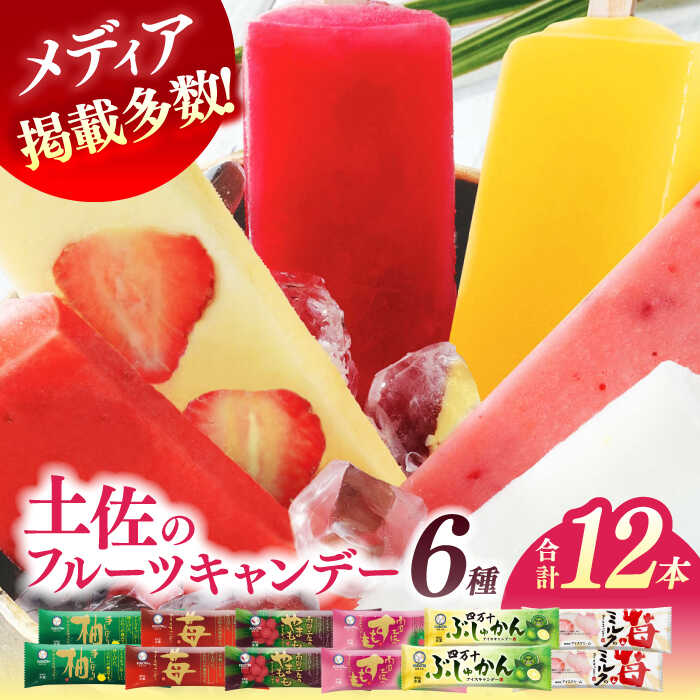 土佐のフルーツキャンデーセット アイス ギフト セット/ 久保田食品 安心 高知 アイス アイスキャンディー 土佐 詰め合わせ アイスセット やまもも ぶしゅかん すもも 柚子 ゆず ユズ 12本 バラエティ フルーツ 【グレイジア株式会社】[ATAC210]