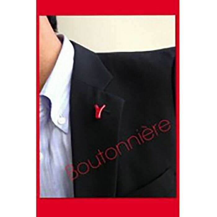 血赤サンゴのブートニエール 【株式会社ケンセン35】[ATAR017]