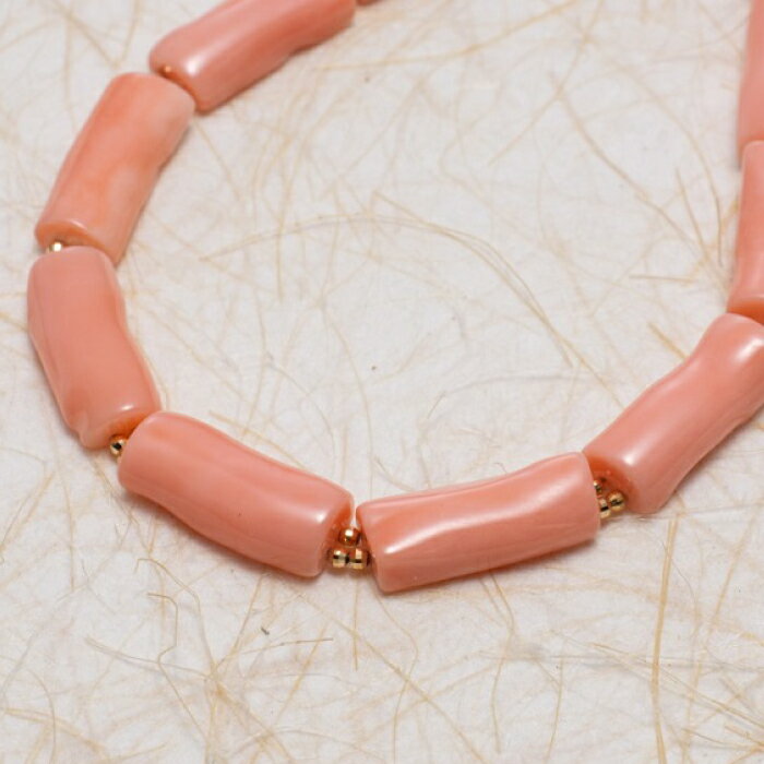 【ふるさと納税】ピンク珊瑚の立ヤタラネックレス 【株式会社ケンセン35】[ATAR049] サムネイル2