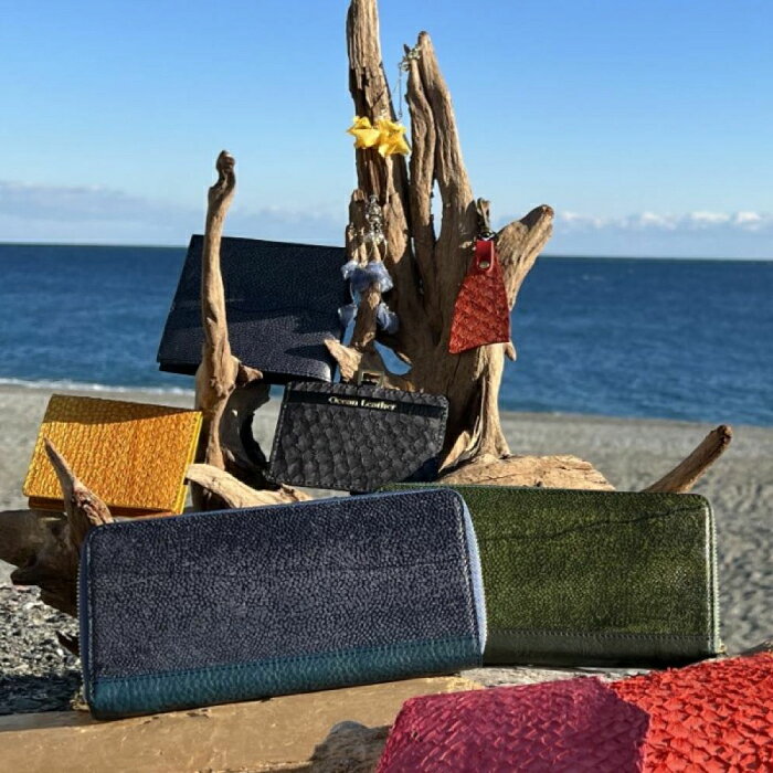 【ふるさと納税】【Chestnut】Ocean Leather ラウンドファスナー長財布【マダイ】【興洋フリーズ株式会社】[ATBX072-03] サムネイル2