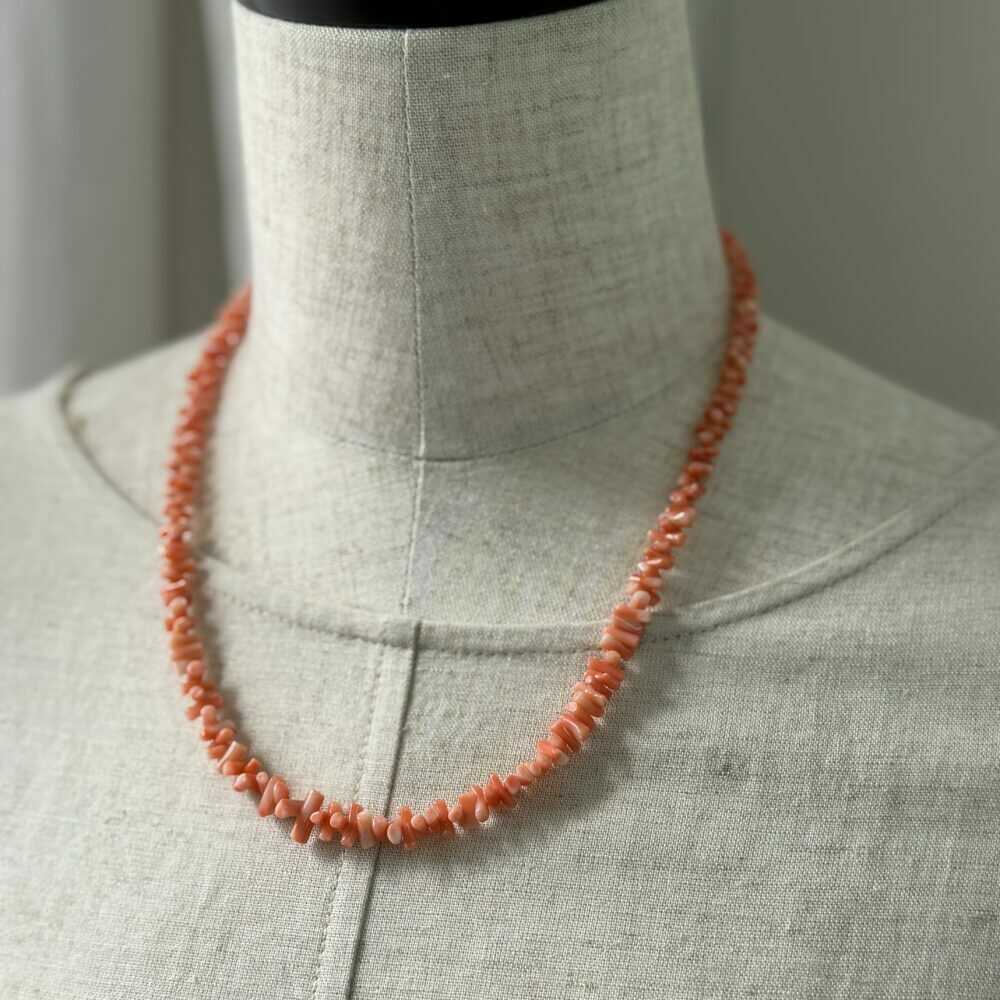 【ふるさと納税】【はじめての珊瑚に】珊瑚のネックレス＆ブレスレットセット つなげてロングネックレスにもなる2WAY仕様 / アクセサリー シルバー レディース ギフト 【有限会社米沢サンゴ店】[ATCX067] サムネイル3