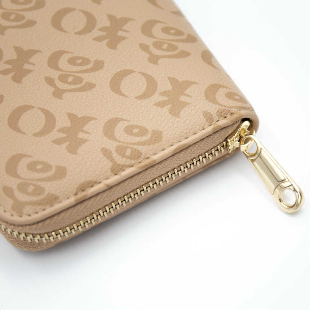 【ふるさと納税】高知の財布 ベージュ / 高知 ブランド 財布 長財布 合成皮革 革 アパレル ビジネス 贈り物 プレゼント ご当地 【株式会社ブランド高知】[ATDW002] サムネイル2