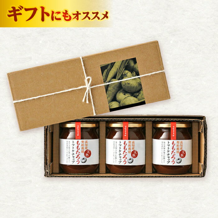 【ふるさと納税】ももたろうトマトケチャップ3本セット 【ケンシヨー食品株式会社】[ATGG001] サムネイル3